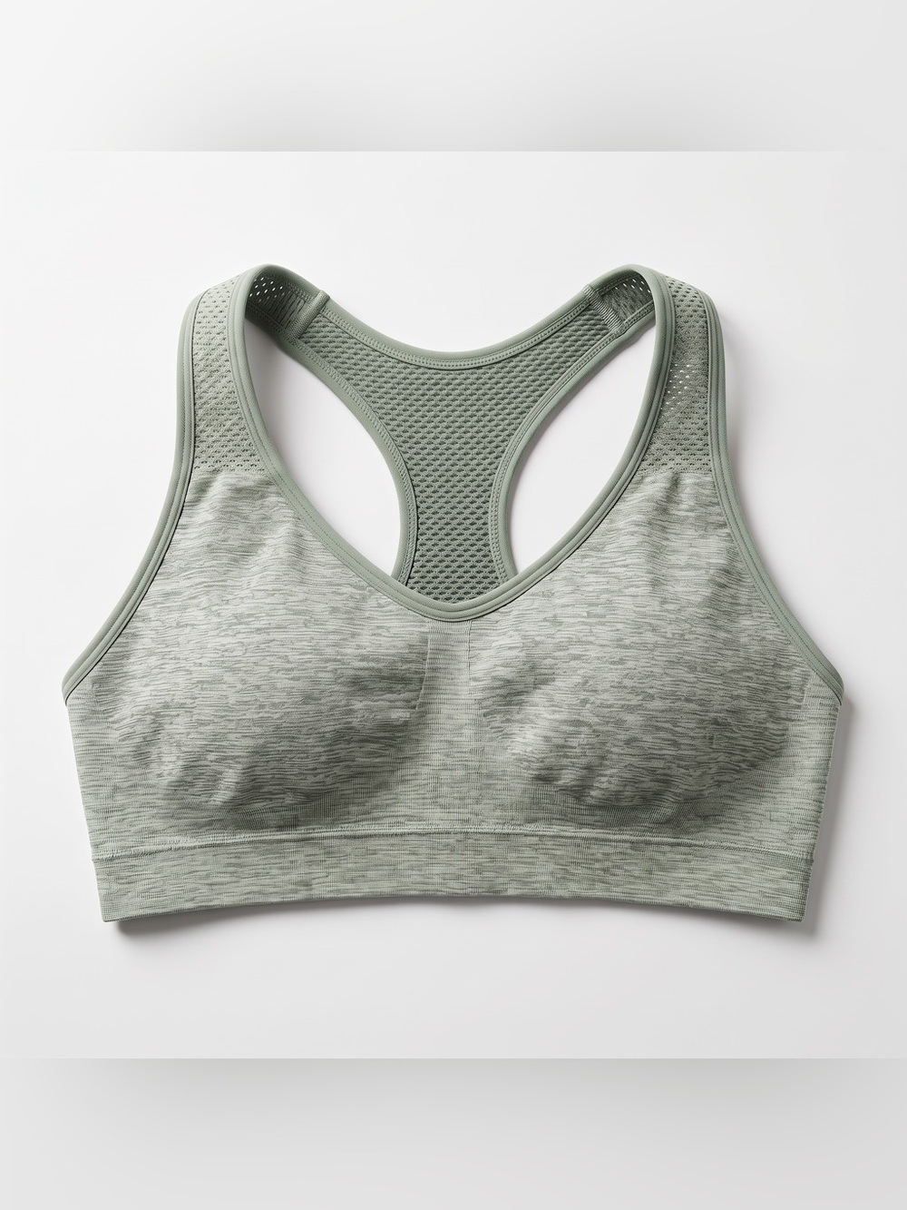 Wonder Nation Girls XL Sage Green Racerback Sports Bra